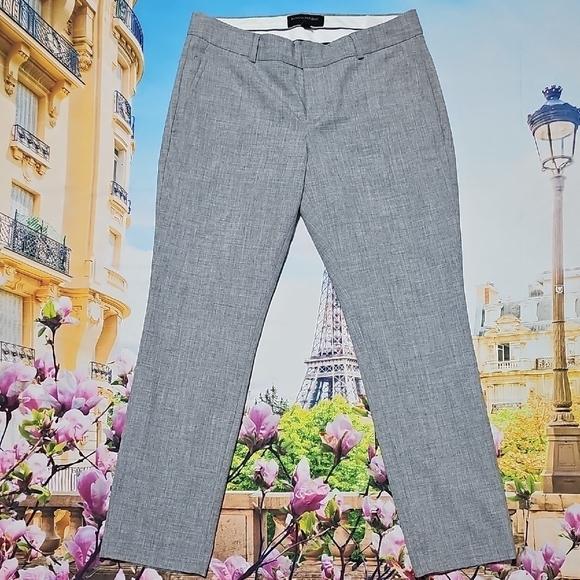 Banana Republic Ryan Gray Dress Pants Size 2P Petite - Picture 2 of 5